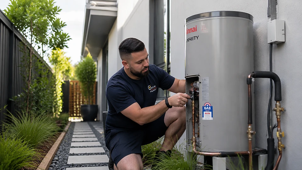 Hot water system service in Cranbourne